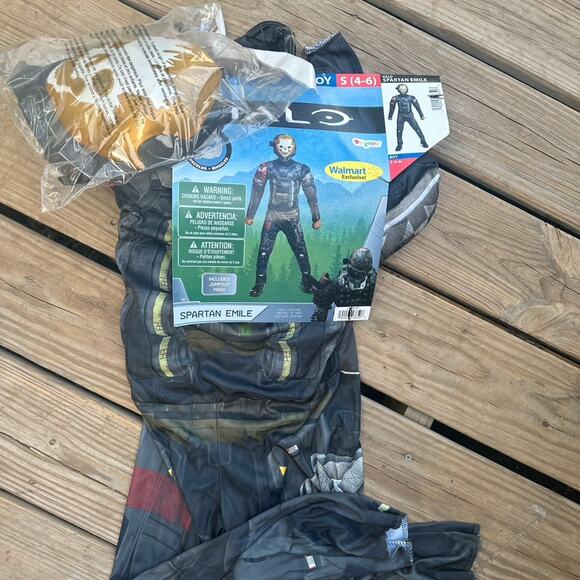 Halo Master Chief Boys 2 Piece Costume Small 4 to 6 Halloween Cosplay XBOX New - Picture 1 of 3